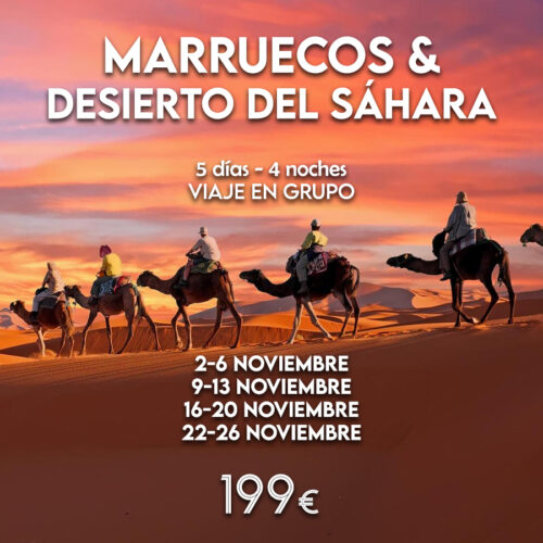 NOVIEMBRE - MOROCCO & SAHARA XPERIENCE - Salidas noviembre 2026