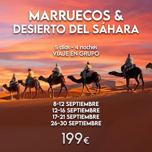 SEPT - MOROCCO & SAHARA XPERIENCE - Salidas septiembre 2026